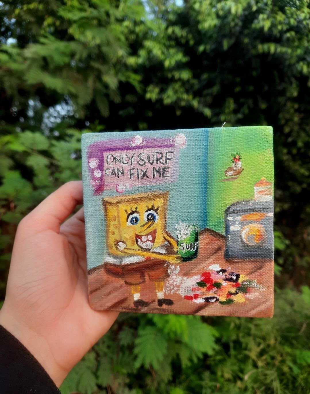Spongebob Eating Surf
